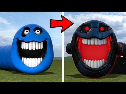I TURNED A HUNGRY SNAKE INTO OMNISNAKE (OMNIDROID HYBRID) — Roblox Hungry Worms in Garry’s Mod