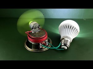 New Free Energy Technology Using By Speaker Magnet 100% - Ideas Free Energy At Home