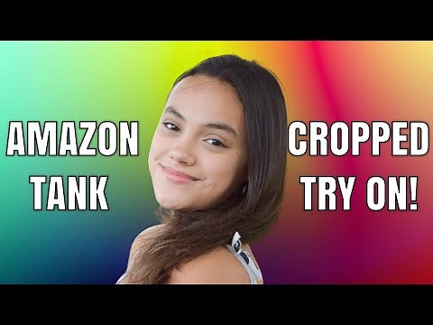 Cropped Tank Top With Bow Try On & Styling Options