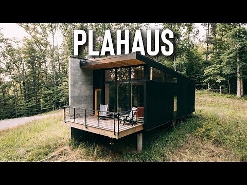 *Minimal* 800sqft Wall Cabin! | Plahaus Airbnb Full Tour!