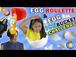 EGG ROULETTE CHALLENGE w/ Egg Ice Bucket Dump on Dallas the Pizza Guy (FUNnel Vision)