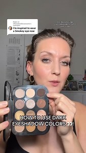Mallory Osses on Instagram: "HOW TO USE DARK EYESHADOW COLORS 👀! Would you wear black eyeshadow after seeing this? Let me know x #makeuptutorials #eyeshadow"