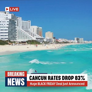 Black Friday Sale - Get 4 Nights In This 5-Star Cancun Resort With Unlimited Meals & Drinks For Only $99 Per Couple! This is your last chance to save up to 83% before the prices go back up! Travel anytime in the next 18 months. | Booksi Vacations | Facebook