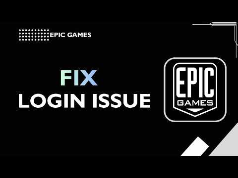HOW TO FIX EPIC GAMES LOGIN ERROR