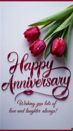 Happy Anniversary Wishes 💖 Romantic Love Message for Couples #shorts