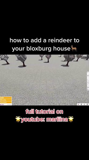 How to Add a Reindeer to Your Bloxburg House🦌