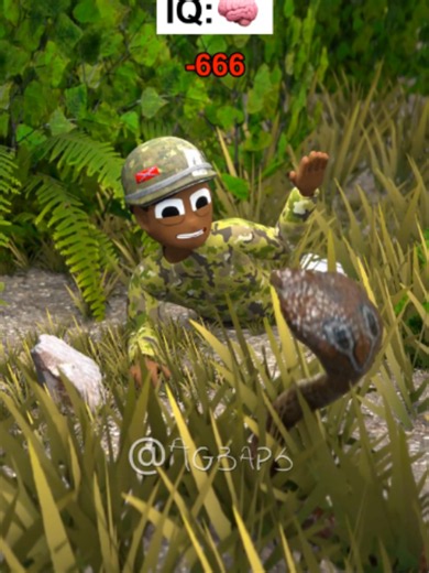 Low IQ Soldiers Vs High IQ Soldiers Facing A Snake #naijaanimation #Gbaps