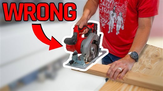 I never knew my circular saw was wrong! 😲
