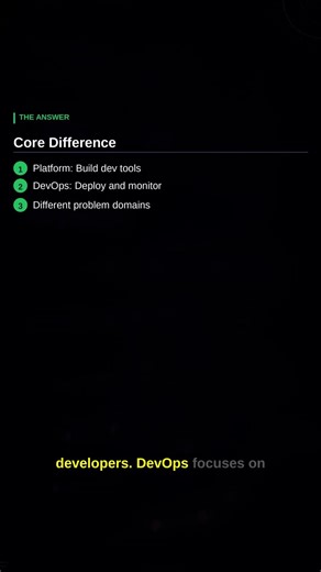 Platform Engineering vs DevOps — What's the Difference?