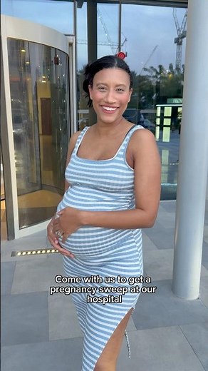 Getting a membrane sweep to induce labour 40 weeks pregnant! #pregnancy #sweep #inducelabor