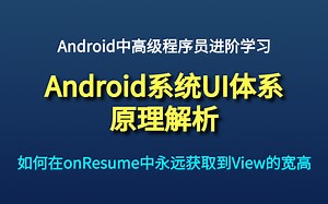 Android进阶学习——Android系统UI体系原理解析