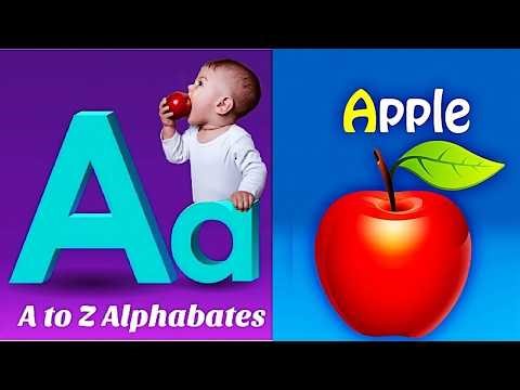 ABC Phonics Song For Kids & Babies | Toddlers Learning Video Song | A is For Apple