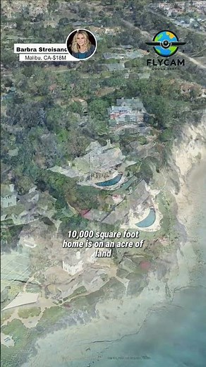 Barbra Streisand's $18 million home in Malibu, California