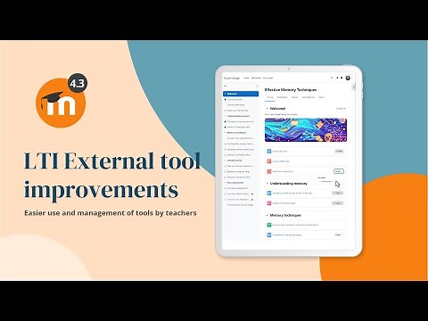 LTI External tool improvements