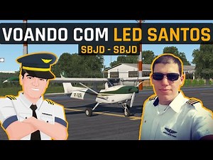 Voando com Led Santos (Piloto Real) no C152 - X-Plane 11