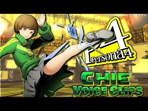 All Chie Satonaka Voice Clips • Persona 4 • PlayStation 2 Voice Lines 2008 (Erin Fitzgerald)
