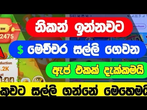 දවසට විනාඩි 5යි 10$ Emoney sinhala hifarmy app #free #money