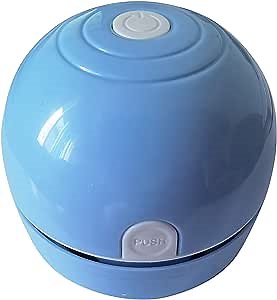 Amazon.com - AUGEPLUS Mini Round Vacuum Cleaner Portable Handheld Sweeper Cordless Tabletop Crumb/Dust Cleaning, Battery Operated