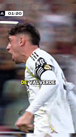 Valverde sacs una bomba contra el Atletico de Madrid #valverde #madrid #atleticodemadrid #supercopa #halamadrid