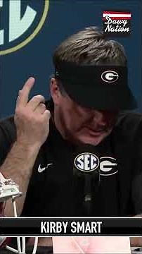 Kirby Smart gets emotional while talking about Cole Speer and other UGA seniors.