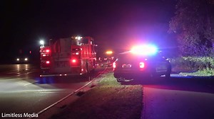 39K views · 115 reactions | LATEST UPDATE - Driver Cited After Late-Night Crash Damages Utilities in Apple Valley Latest: https://www.limitless-news.com/local/pilot-knob-single-vehicle-crash Additional video from the crash last night along Pilot Knob Road between Elkwood Drive and Embry Way around 10:50 PM Monday evening. | Limitless Media | Facebook