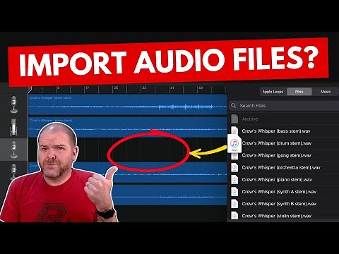 How to Import MP3/WAV Files in GarageBand iOS (iPad/iPhone)
