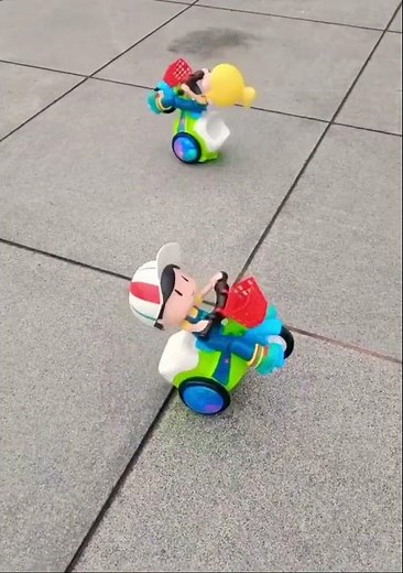 stunt tricycle with lights sand music - playmaster toys - new tricycle toy for kid