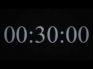 30 Minute Timer With Alarm | Chroniq Focus
