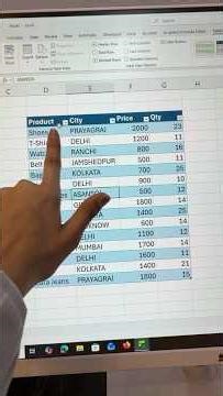 🔥 Excel Table Ke Fayde 😱📊 | Kitne Benefits Bataye? Count Karo!