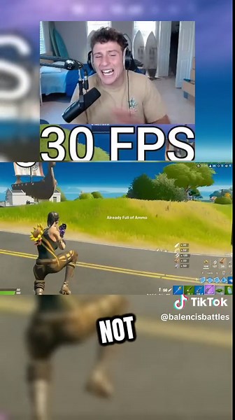 Comparing FPS in Fortnite from 1 to 360