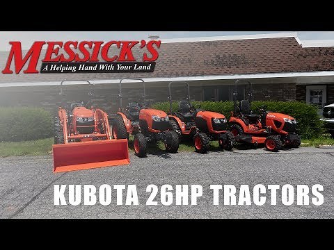Comparing Kubota's 26hp Compact Tractors