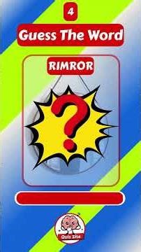 Guess The WORD From Scrambled Letters 📚🧠🤔 | 99% Fail This Word Challenge! #Shorts #Quiz #Quizzite