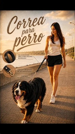 Correa de cuero reforzada para mascotas de gran porte / de Cueros Taurus