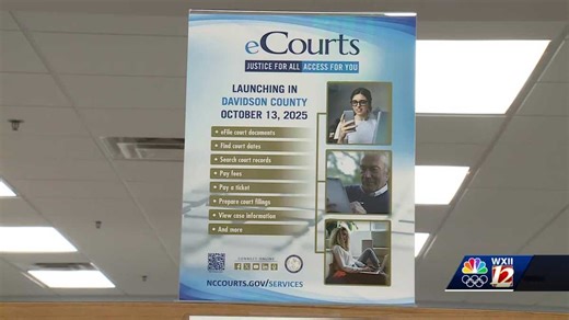 Davidson and Davie Counties part of last group to join eCourts on Monday