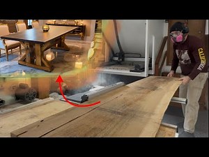 Six months to build a ￼unique Dining Table out of leftover wood.