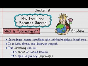 📝FREE Notes | How the Land Becomes Sacred | Class 7 Social Science | NCERT | Studying Made Easy