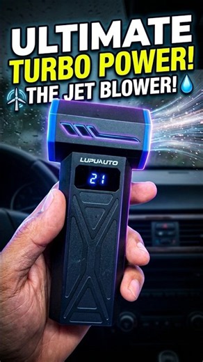 LUPUAUTO Jet Dry Blower Review: The Ultimate High-Speed Portable Mini Turbo Fan for Car Detailing!