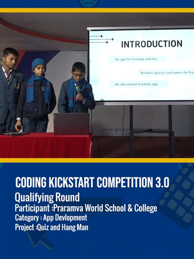 Highlights from Kickstart 3.0, App Development | 𝗣𝗿𝗮𝗿𝗮𝗺𝘃𝗮 𝗪𝗼𝗿𝗹𝗱 𝗦𝗰𝗵𝗼𝗼𝗹 𝗮𝗻𝗱 𝗖𝗼𝗹𝗹𝗲𝗴𝗲 👉 Click the link to watch the full video: https://youtu.be/5tellfzupo4 #fyp #merocodingclass #appdevelopment #coding