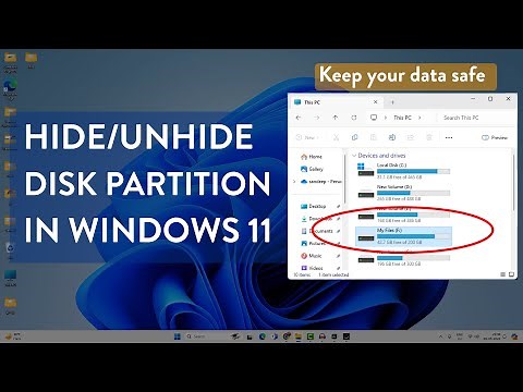 How To Hide Disk Drive In Windows 11, Hide/Show Disk Partitions
