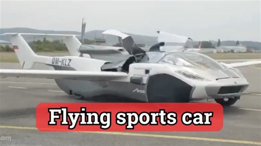 This luxurious flying sports car is a billionaire's dream