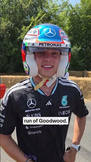 Nothing like driving the iconic Hillclimb 🔥 #kimiantonelli #mercedesf1 #f1shorts