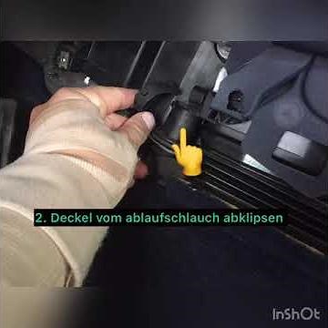 BMW e39 Klimaanlage reinigen. Klima Geruch entfernen.