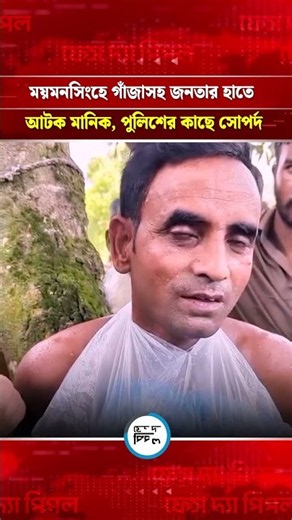 ময়মনসিংহে গাঁ/জা/সহ জনতার হাতে আ/ট/ক মানিক, পুলিশের কাছে সোপর্দ | Face The People