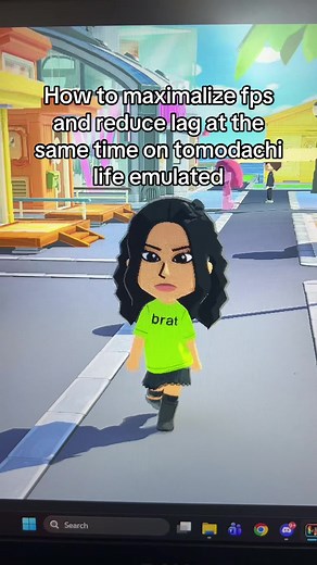 making this bcs no one talks about the last one #tomodachilife #emulator #lag #fps #ryujinx