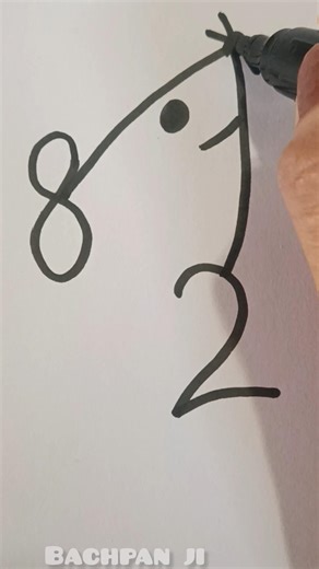 Numbers se Cute Mouse Drawing 🐭😍 #Shorts #drawing