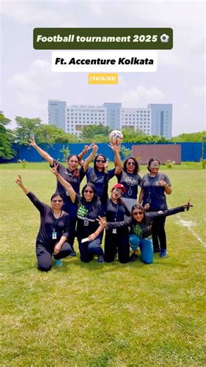 Debangana Nandy on Instagram: "Accenture football Tournament 2025. . . . . . #explore #explorepage #fyp #fypage #instagood #instadaily #kolkata #likesforlike #reelsinstagram #corporate #football #tournament #sports #girl #women #fitness #sportsgirl"