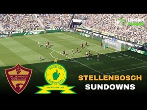 Stellenbosch vs Sundowns | PSL Betway Premiership 2025 | Match simulation efootball pes21