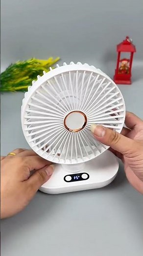 Desktop Oscillating Fan | Automatic Shaking Head Fan for Cool & Wide Airflow#gadgets#shorts