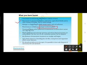 Wastewater story chapter 18 Science class - 7 explanation