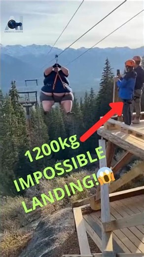 The Most INSANE Zipline Landing Ever Captured! 💥😳 No One Expected THIS!”